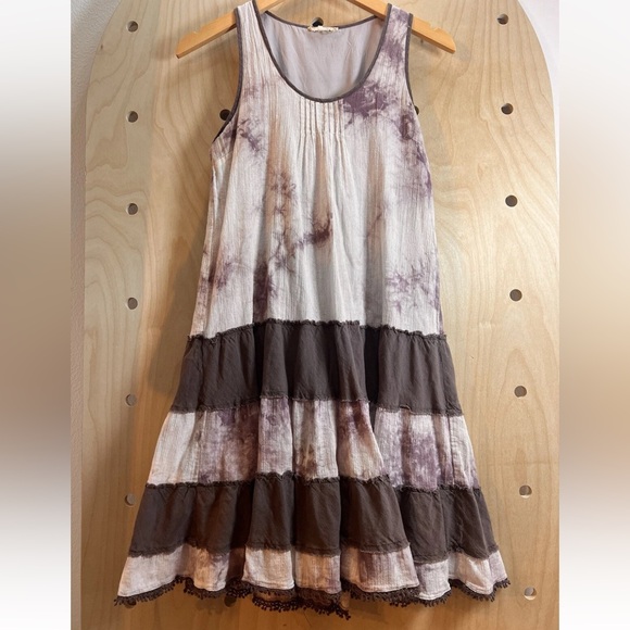 Ryu Dresses & Skirts - Anthropology Ryu Tie-Dye Tiered Dress